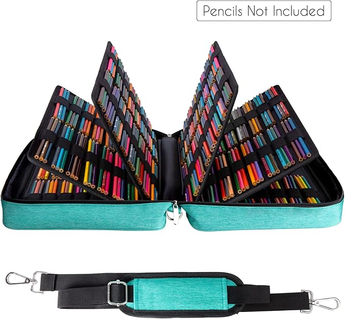 YOUSHARES Big Capacity Colored Pencil Case - Image 3