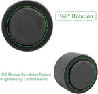 Hennaja Round Leather Art Supply Organizer, Remote Control Holder, 360 Degree - Image 4