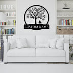 Personalized Valentines Metal Wall Sign, Custom Infinity Heart Love Couple Name - Image 8