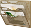 EasyPAG 3 Pocket Mesh Wall File Organizer, Hanging Paper Folder Holder by EasyPAG