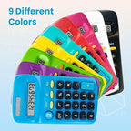 18 Pack Pocket Calculator Bulk: 8 Digit Hand Held Basic Calculator Small Solar - Image 3