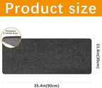 Large Felt Desk mat 36x12 inches, - Image 2