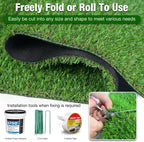 xlx turf 2ft x 6ft artificial turf runner, front angle view