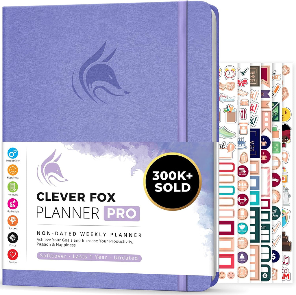 Clever Fox Planner PRO – Weekly & Monthly Life Planner to Increase Productivity