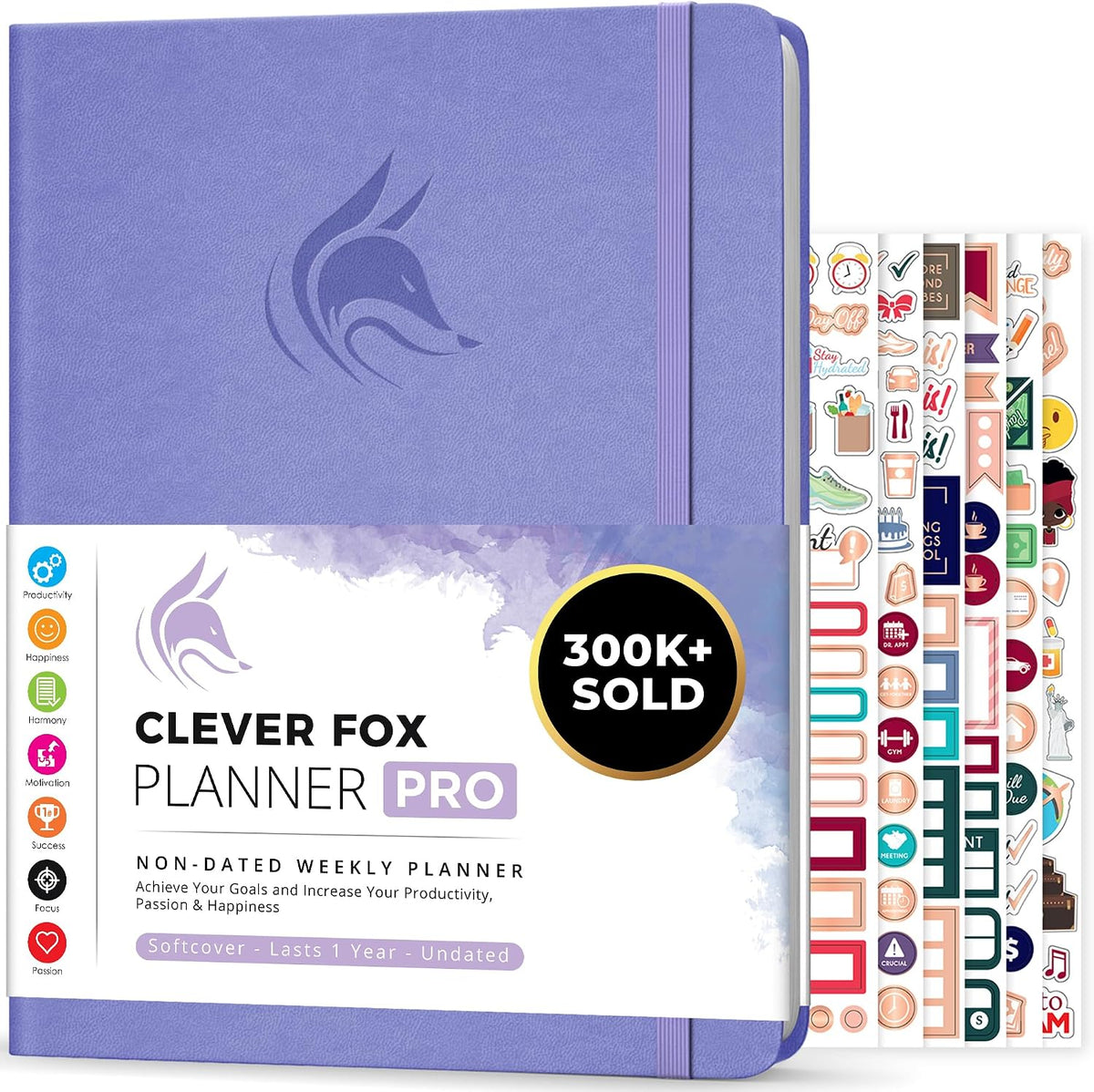 Clever Fox Planner PRO – Weekly & Monthly Life Planner to Increase Productivity