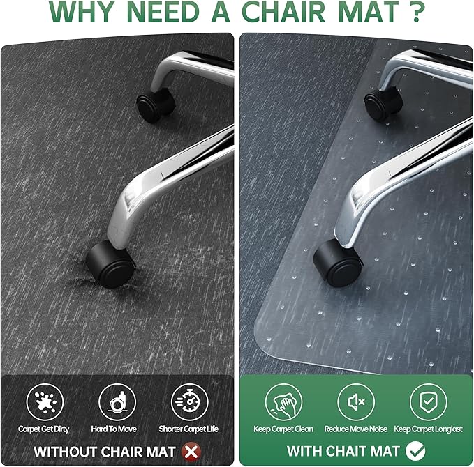 Office Chair Mat for Carpet - Image 2
