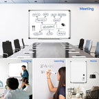 VUSIGN Magnetic Whiteboard 48" x 36", Large Dry Erase Board - Image 7
