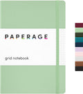 PAPERAGE Graph Paper Journal Notebook, 160 Pages, Medium 5.6 in x 8 in by PAPERAGE