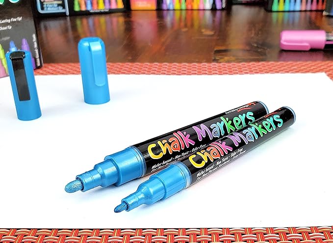 18 Metallic Chalk Markers - Image 3