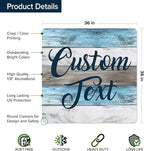 Custom Sign, Custom Street Sign, 11 Font Colors, 13 Font Styles, 4 Hole Options - Image 6