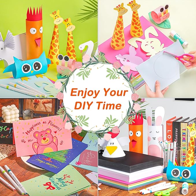 100 Sheets Colored Cardstock 25 Colors - Image 6