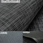 Sycoodeal Office Chair Mat for Hardwood & Tile Floor,Computer Gaming Chair Mat for Rolling Chairs Non-Curve, Anti-Slip, Heavy Duty Floor Protector for Home Office,Black (36" x 48")