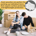 12”x16” 100Pack Foam Pouches, Large Moving Supplies for Packing Dishes Artwork, 0.5MM Thick Cushion Foam Bags for Storing Shipping Breakables, fragile Padding Material Sleeves for Fragile Plates China