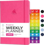 Clever Fox Planner Large – Undated Weekly & Monthly Planner by CleverFox