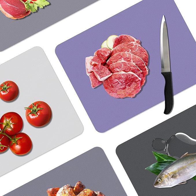 WK Small Flexible Plastic Cutting Boards - Image 4
