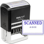 MaxMark Large Self-Inking Rubber Date Office Stamp by Maxmark