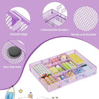 Marbrasse Expandable Desk Drawer Organizer, Mesh Drawer Organizer Tray - Image 6