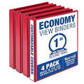 Samsill 1 Inch 3 Ring Binders, Made in USA, Economy Round Ring, 200 Sheet by Samsill
