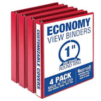 Samsill 1 Inch 3 Ring Binders, Made in USA, Economy Round Ring, 200 Sheet by Samsill