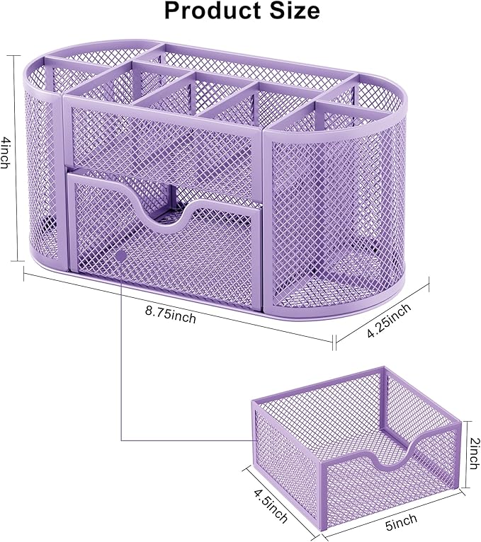 EasyPAG Mesh Pen Holder Desk Organizer - Image 7