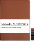 CAGIE Lined Journal Notebook for Men & Women, 176 Pages A5 Medium Size by CAGIE