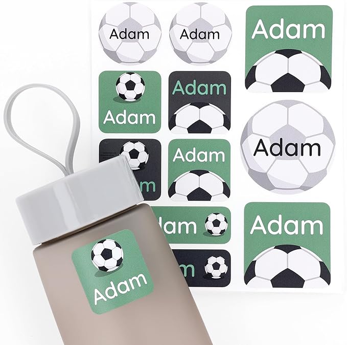 Large Name Labels for Kids by Teddylabels