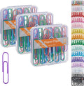 NEEWAY Colorful Large Paper Clips, 2 Inch Jumbo Paper Clips, 3 Pack of 50 by NEEWAY
