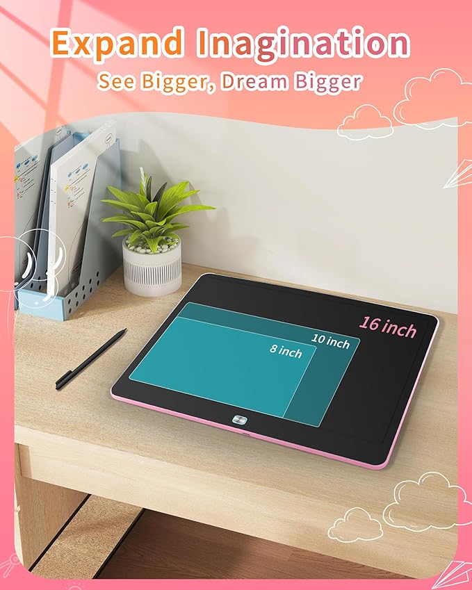 Rechargeable LCD Writing Tablet - Image 6