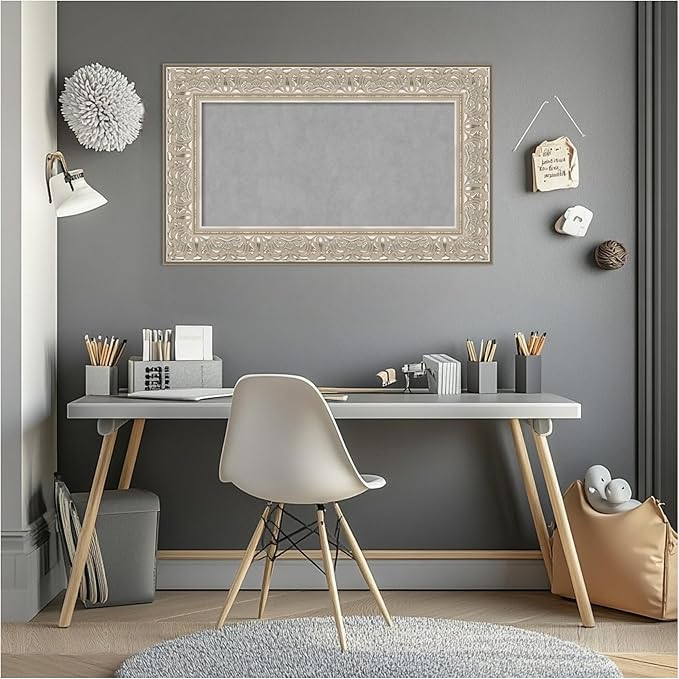 Amanti Art Silver Framed Magnetic Board 19x31 Small Vision Board - Image 7