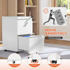 INTERGREAT Mobile File Cabinet - Image 4