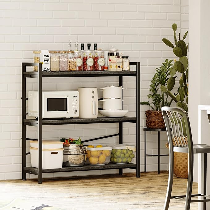 Book Shelf, 3 Tier Bookshelf 31.49" Width, Book Shelf Storage and Organization - Image 5