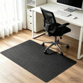 Bsmathom Office Chair Mat for Hardwood Floor, 36" x 48" Desk Computer Chair Mat for Hard Wood and Tile Floor, Anti-Slip Hard Floor Protector Chair Mat, PVC Mat Desk Rug for Office Home, Black