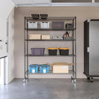 Seville Classics UltraDurable Heavy Duty NSF Solid Steel Wire Rack Storage Unit - Image 8