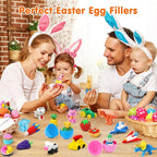 Palmatte 140PCS Mini Animal Erasers Bulk Kids Prizes Treasure Box Toys - Image 4