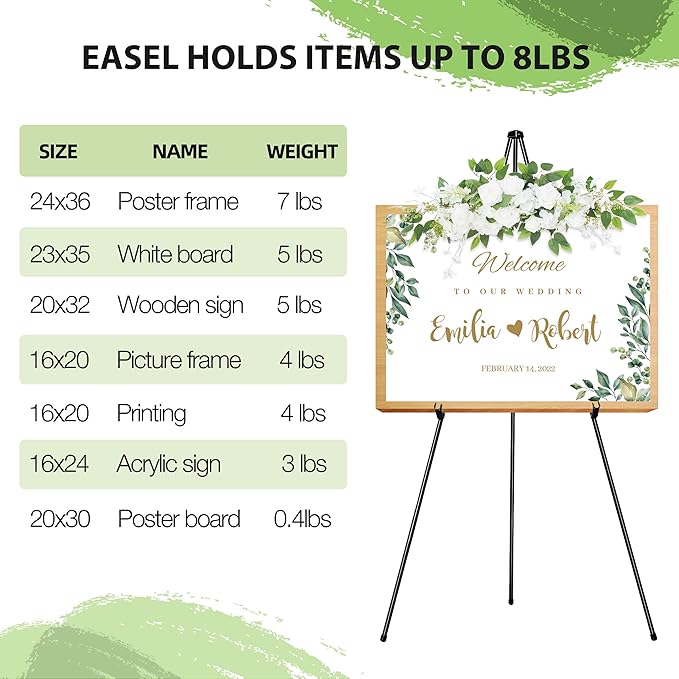 VAIIGO 63" Display Easel Stand - Image 5