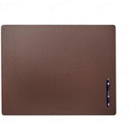 Dacasso 24" x 19" Chocolate Brown Leatherette Luxury Desk Mat Blotter w/Out - Image 4