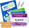 We! Connect Name Tag Stickers by WeandMeInc