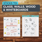 FAHKNS Sticky Easel Pad，Large 25x30 Inch Self-Adhesive Teacher'S Flip Chart - Image 7