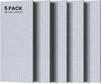 5 Pack Sound Proof Panels for Walls, Large Acoustic Panels for Media Room by TO-TH