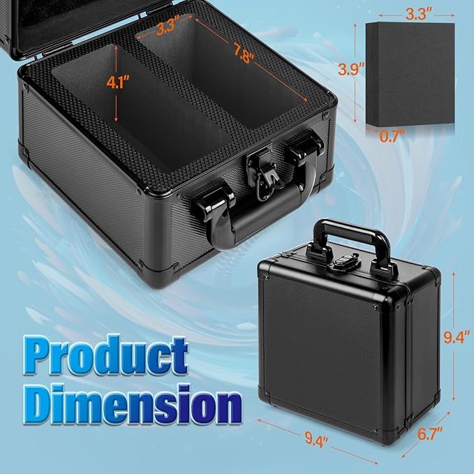 MewVeer Trading Card Storage Box, Graded Card Case, Top Loader Storage Cases - Image 2