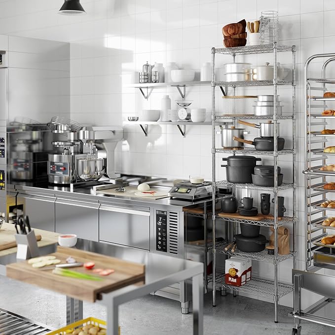 Regal Altair 14" Deep x 24" Wide x 86" Height Wire Shelving Kit | 8-Tier | NSF - Image 2