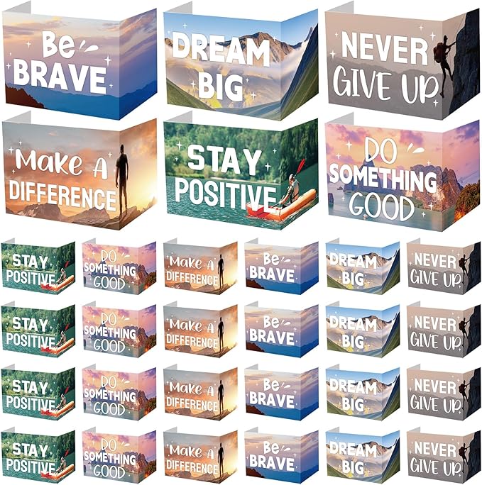 Honoson 24 Pcs Bulk Inspirational Privacy Folders by Honoson