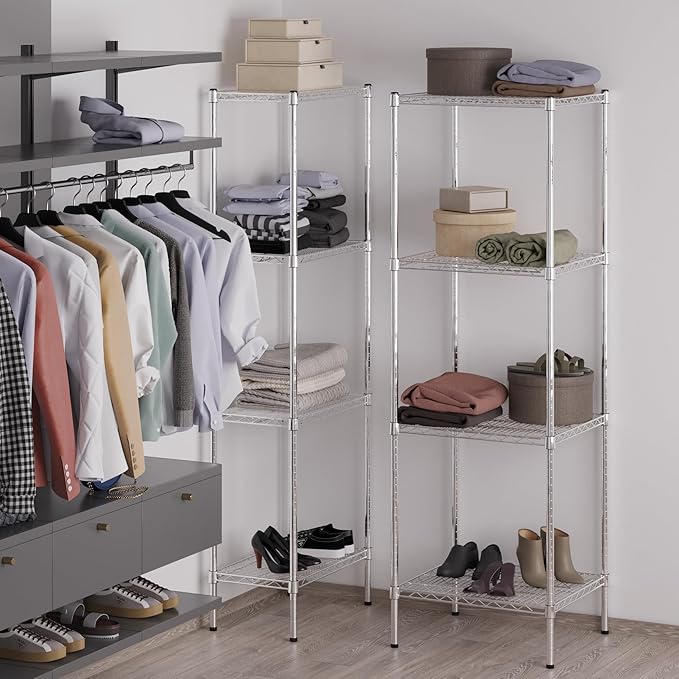Regal Altair 21" Deep x 24" Wide x 74" Height Wire Shelving Kit | 4-Tier | NSF - Image 5