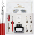 Wordsworth & Black Fountain Pen Gift Set, Includes Bottle, 6 Cartridges Refill by WordsworthBlack