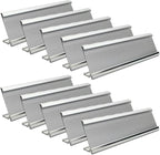 10 Pack 2" x 8" Aluminum Desk Name Plate Holder, Office Name Plate Holder by Unknown