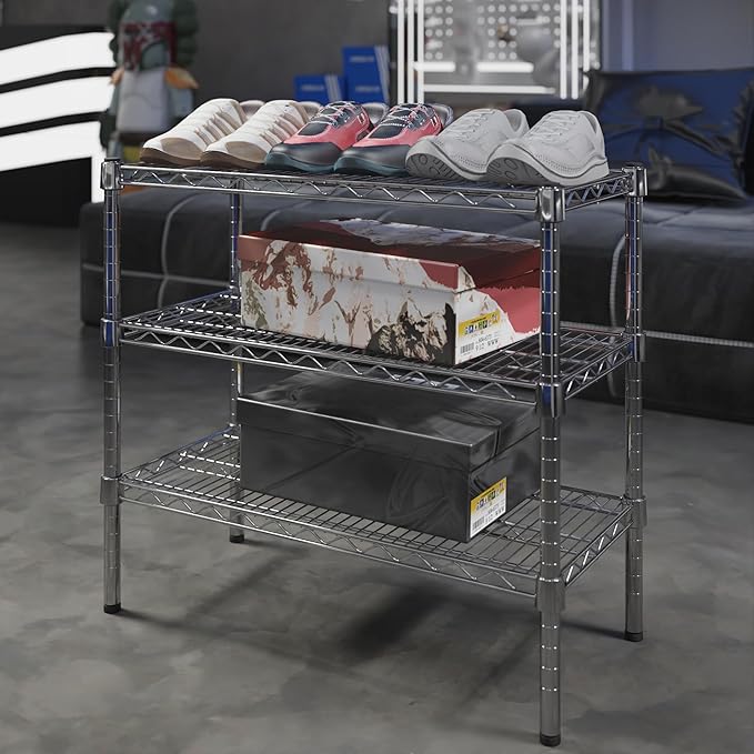 Regal Altair 14" Deep x 30" Wide x 27" Height Wire Shelving Kit | 3-Tier | NSF - Image 2