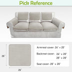 Couch Arm Covers, Sofa Arm Covers, Waterproof Armrest Covers - Image 6