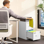 BYNSOE 2 Drawer File Cabinet - Image 2