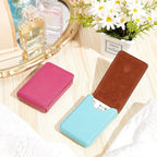 Outus 2 Pieces Business Card Holder, PU Leather Business Card Case Pocket Wallet - Image 5