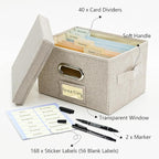 Remowith Greeting Card Organizer and Storage Box - Image 3